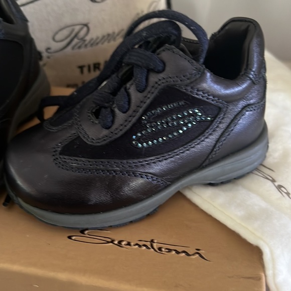 Toddler Girls' Embellished Swarovski Crystal Low-Top Sneakers - Picture 3 of 11